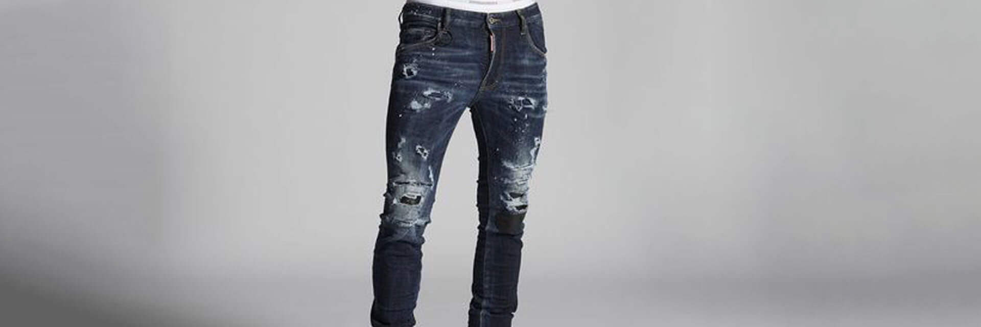 Jeans strappati da uomo