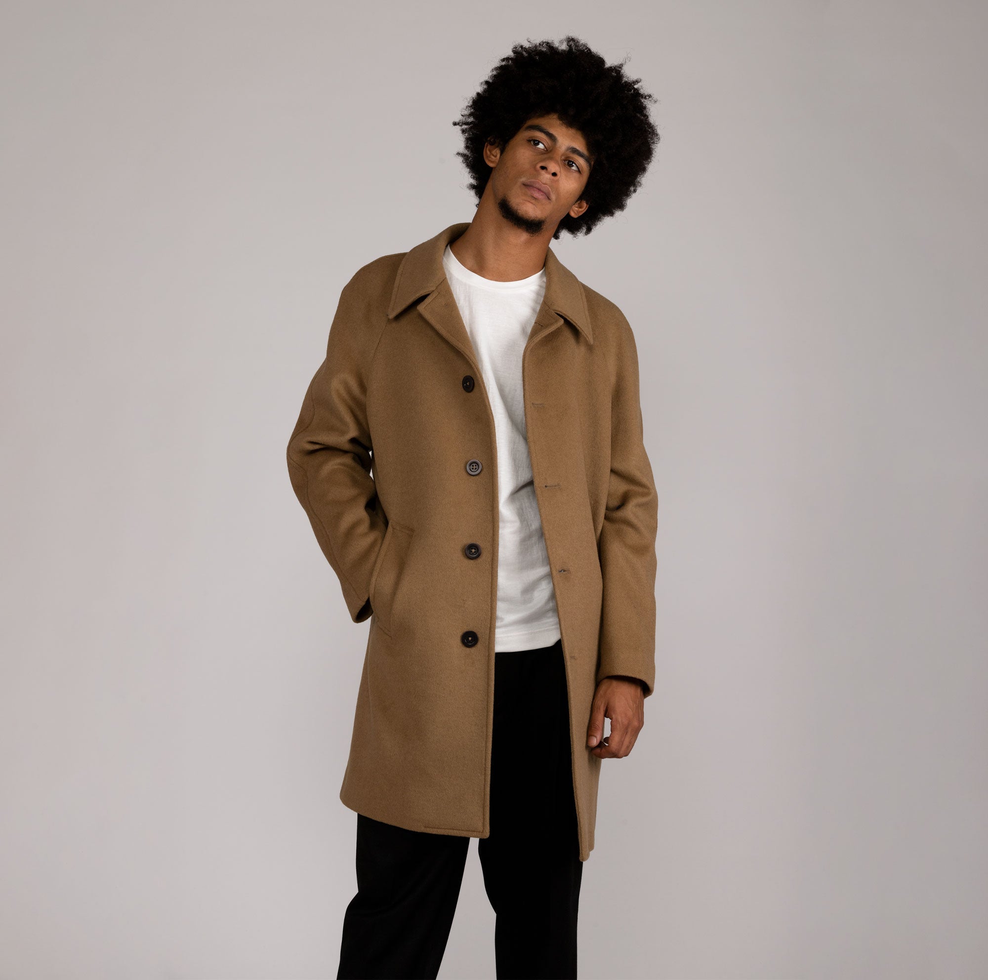 vandom | cappotto cammello da uomo