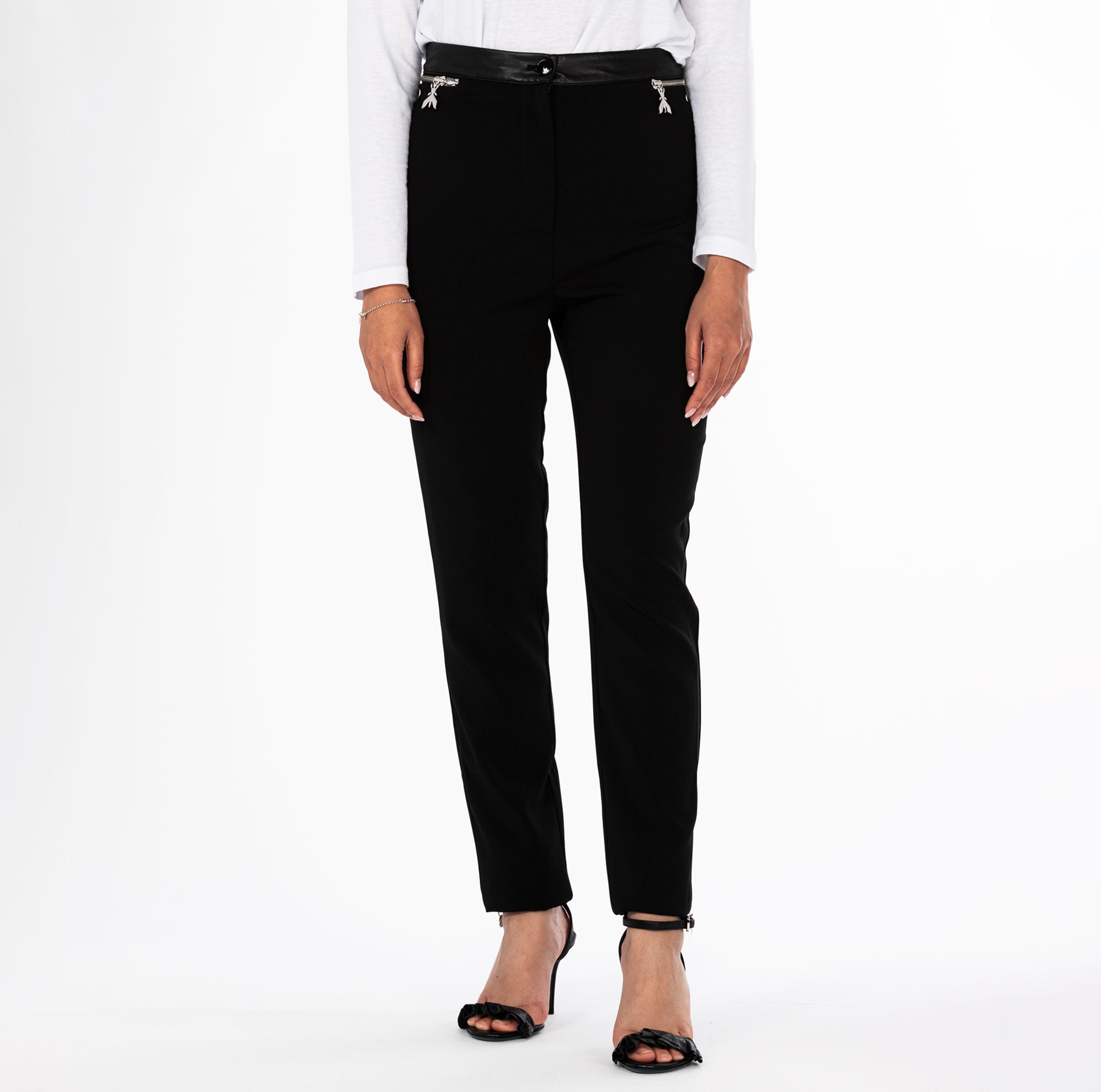 patrizia pepe | pantalone skinny a vita alta da donna