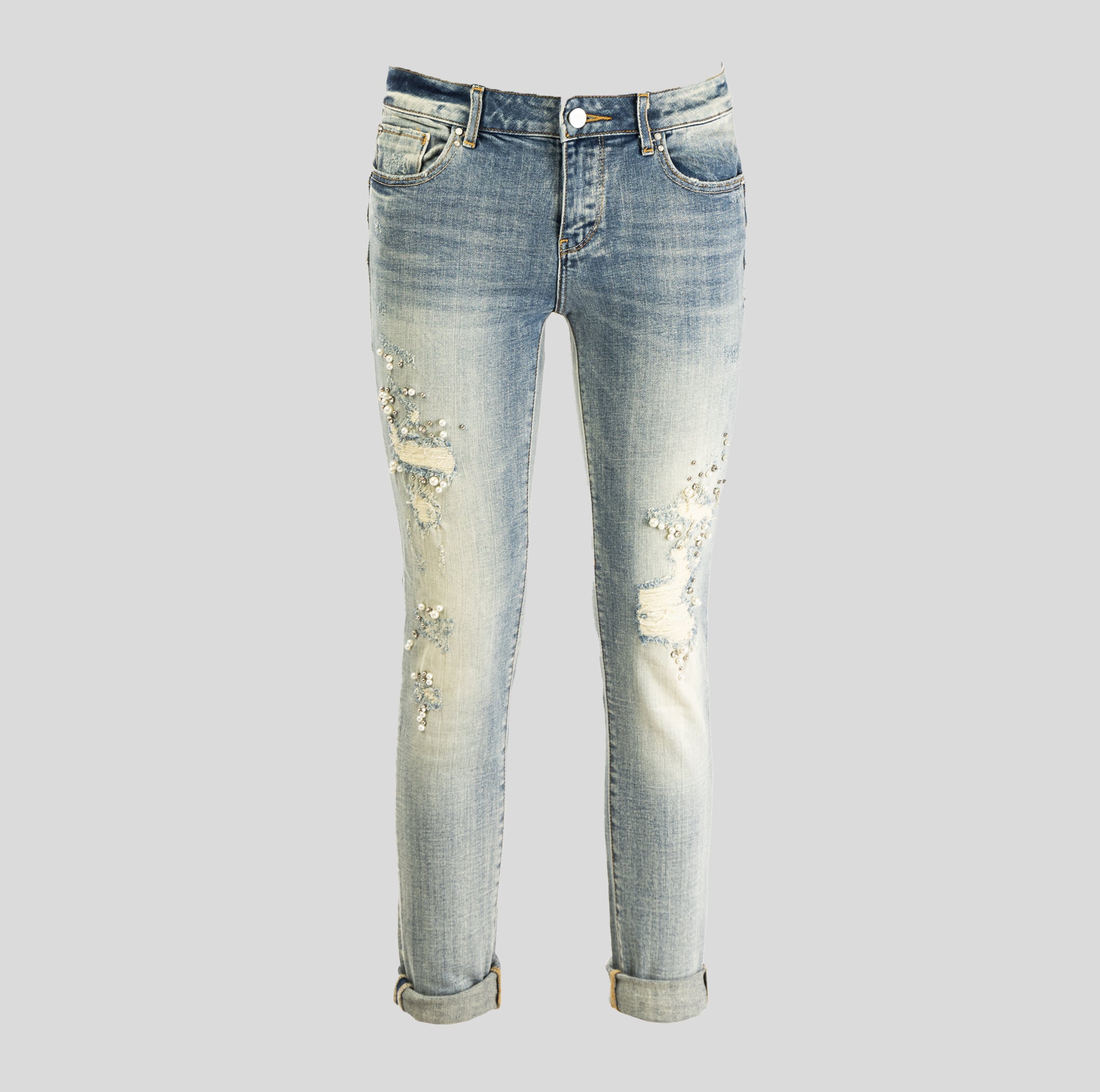 fracomina | jeans strappati da donna