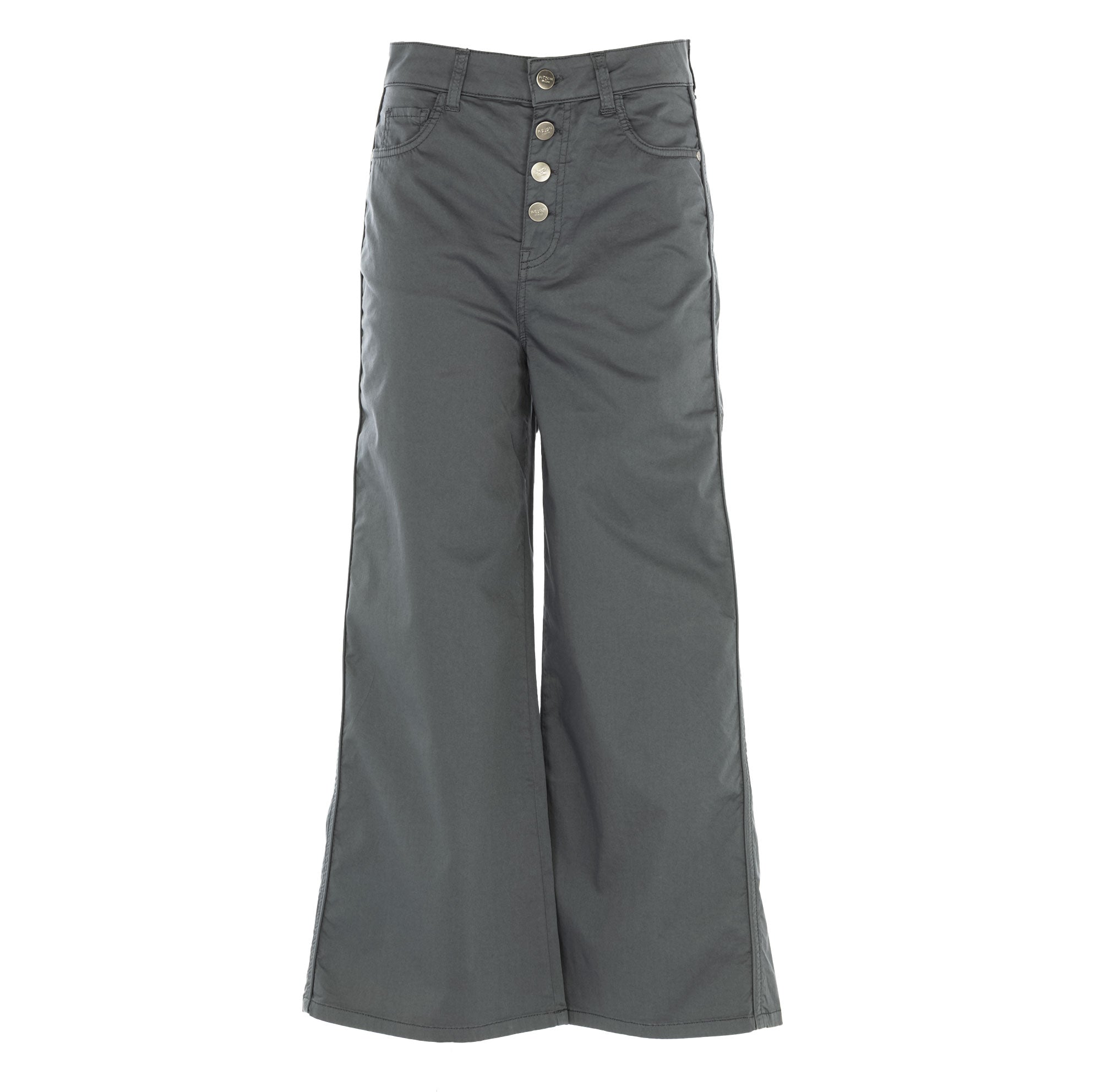 reign | pantalone a vita alta in cotone da donna