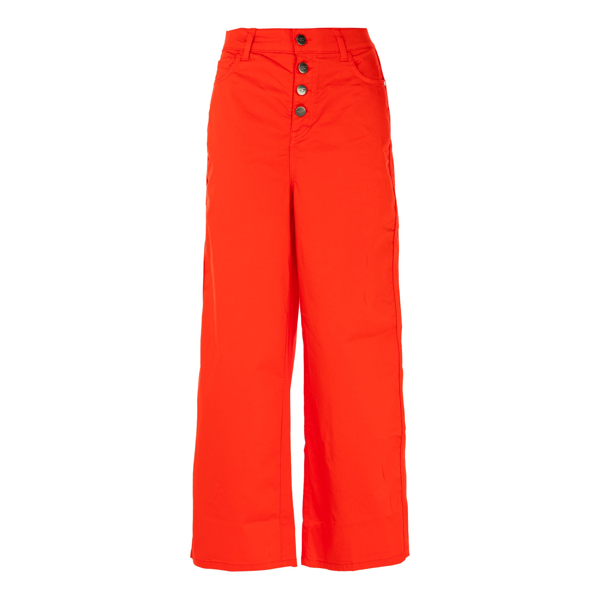 reign | pantalone a vita alta in cotone da donna