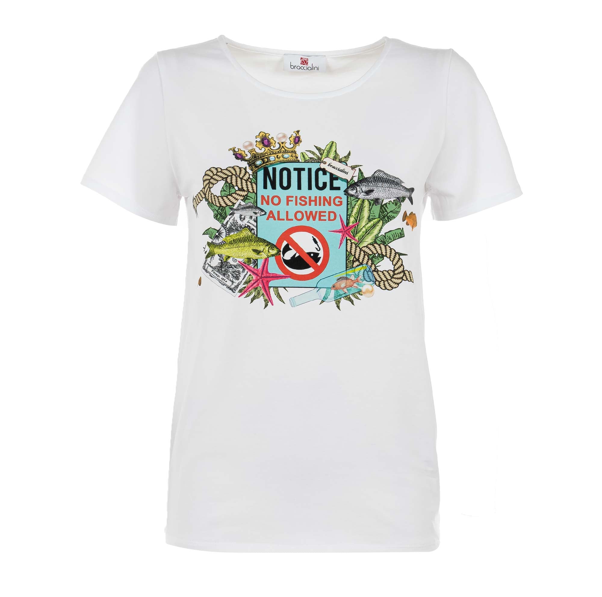 braccialini | t-shirt corta da donna