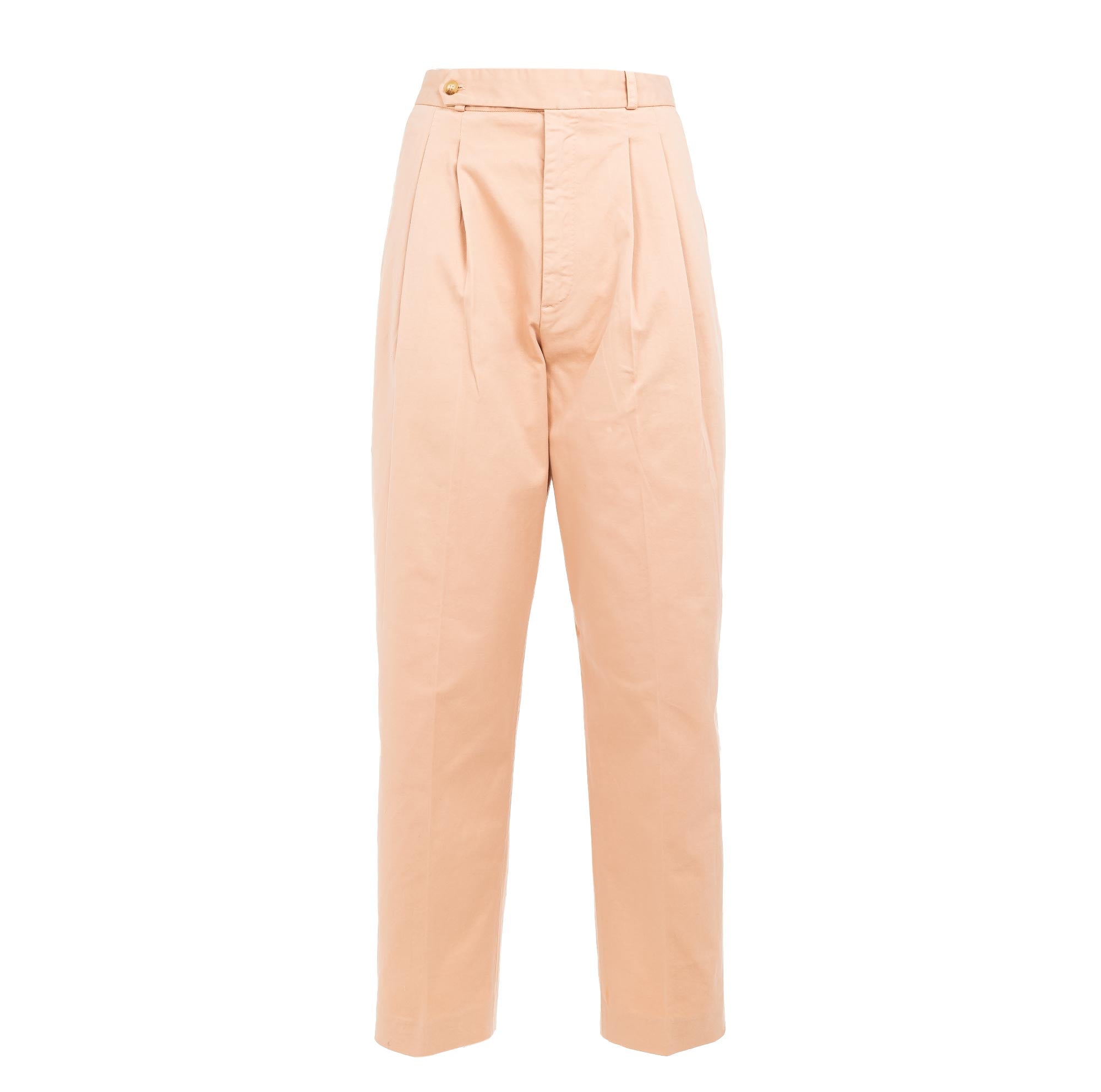 ralph lauren | pantalone a vita alta in cotone da donna