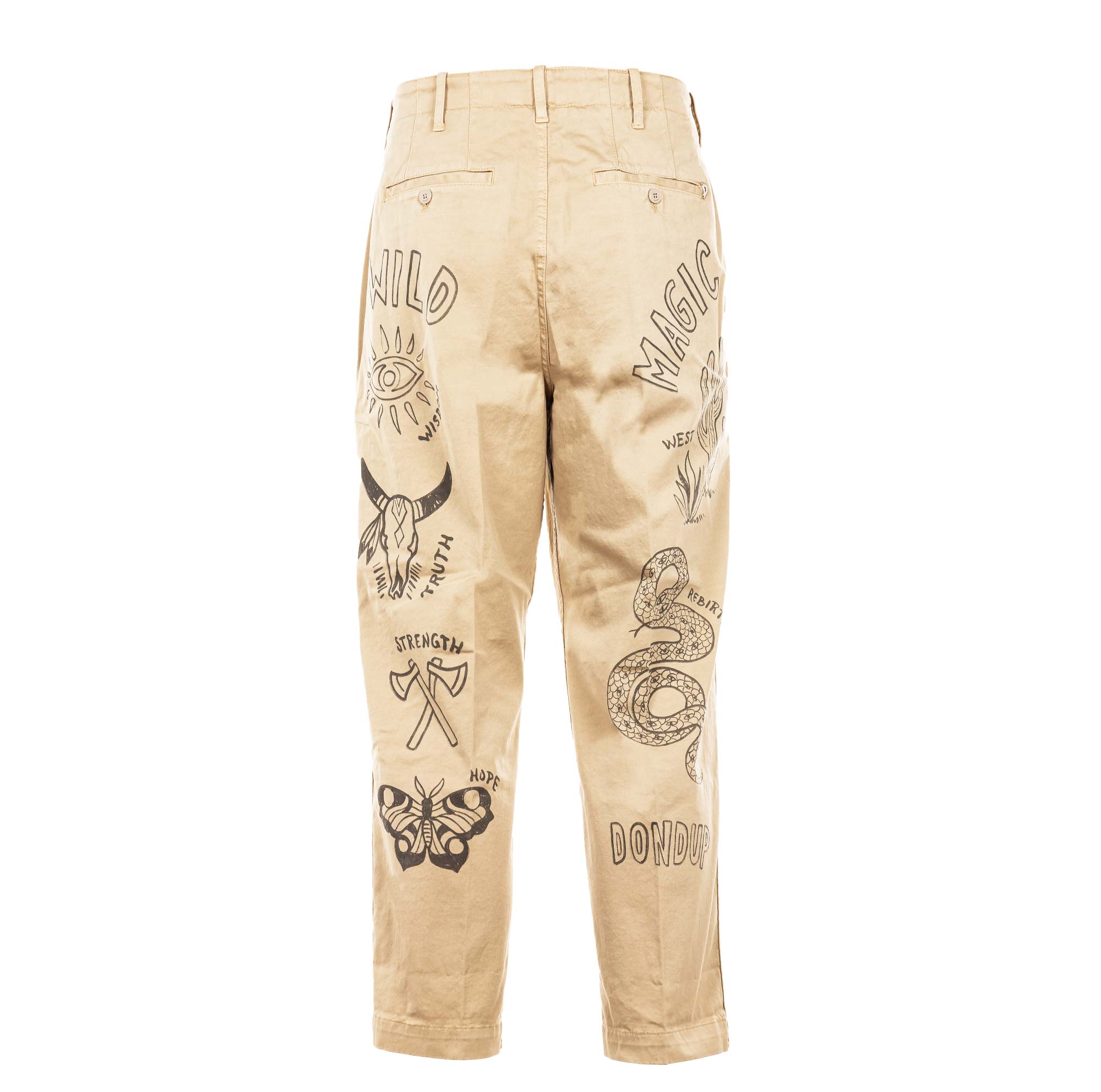 dondup | pantalone largo da uomo