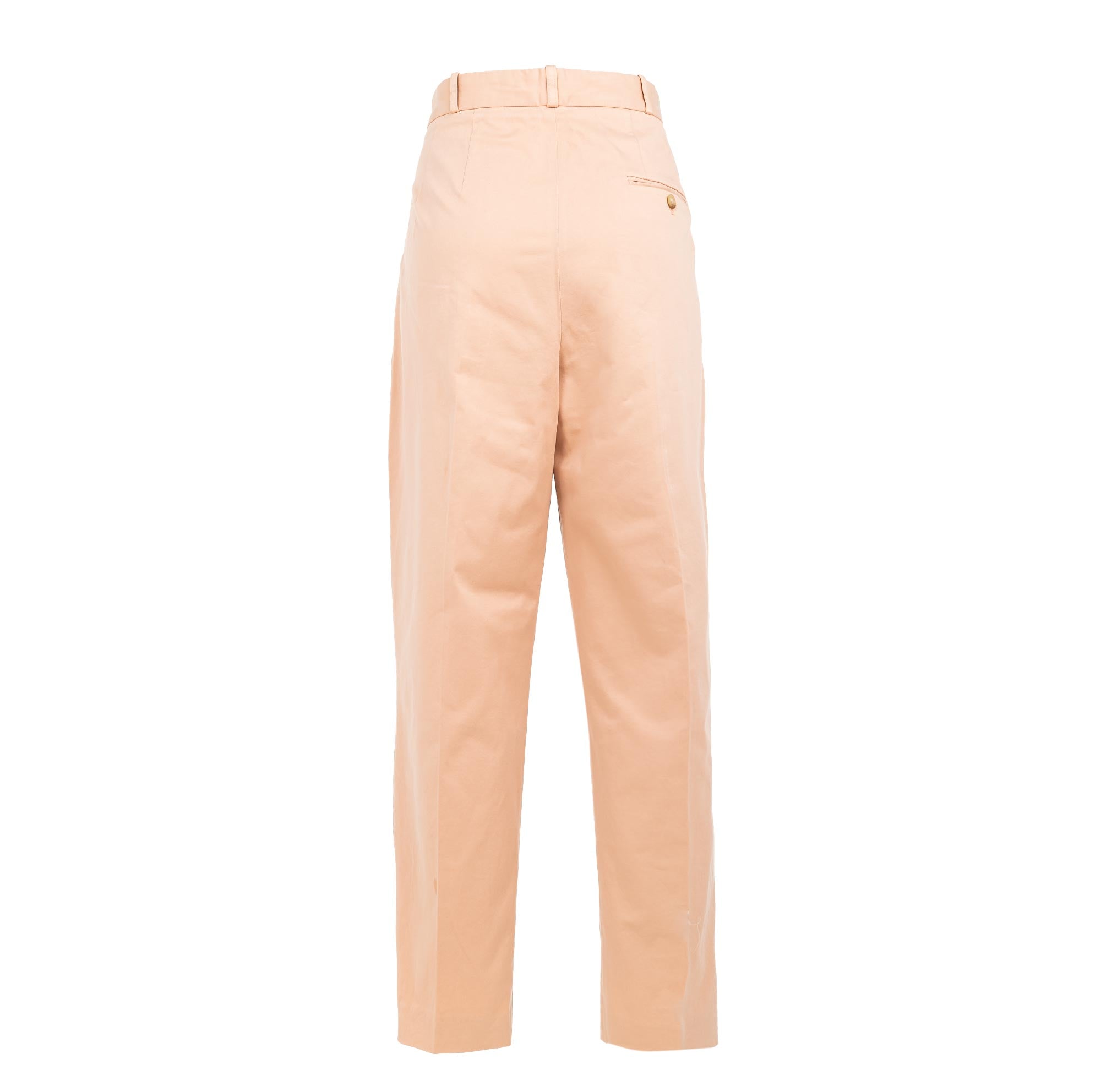 ralph lauren | pantalone a vita alta in cotone da donna