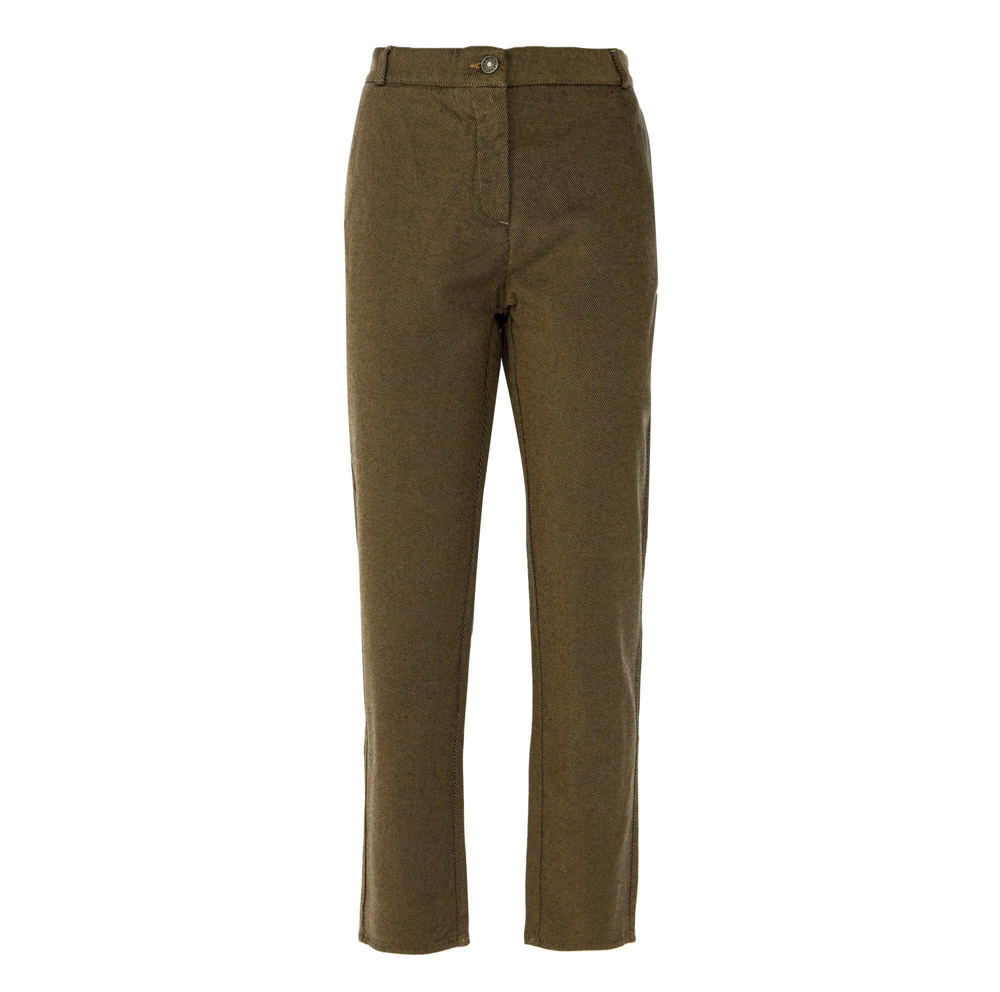 reign | pantalone a vita alta in cotone da donna