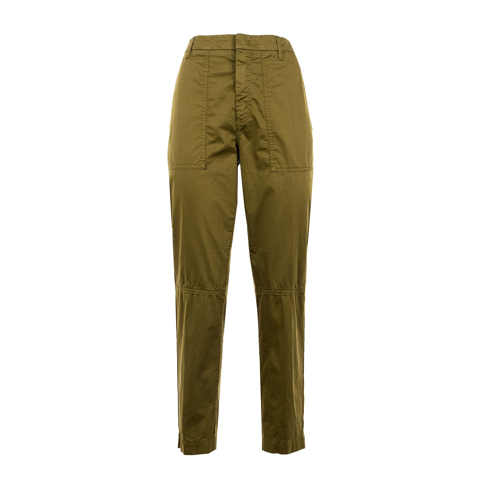 dondup | pantalone a vita alta in cotone da donna