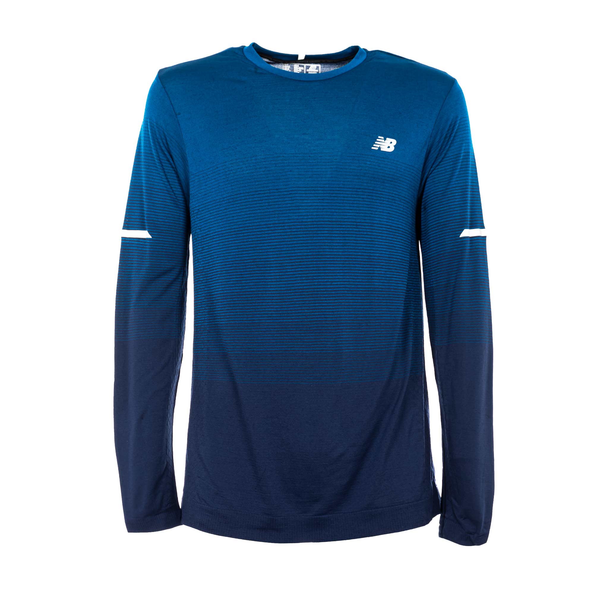 new balance | t-shirt tecnica a manica lunga da uomo